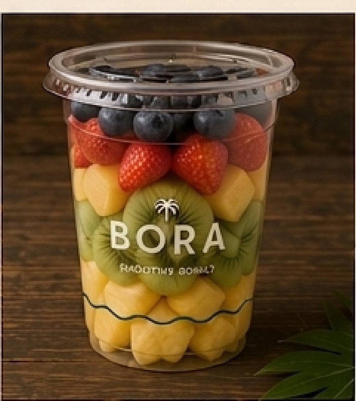 Fresh Cup BORA, fruta fresca de estación